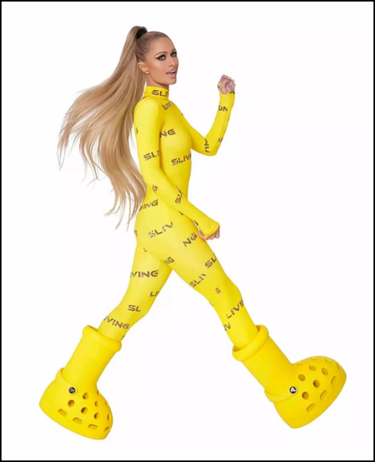 Paris Hilton crocs