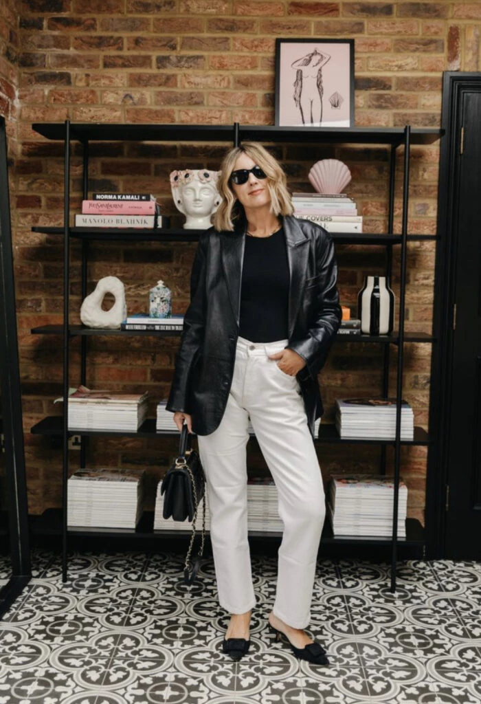 Estos son los blazers perfecto para usar con jeans. Foto: Pinterest.