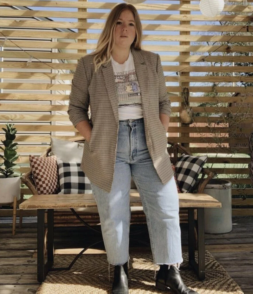 Estos son los blazers perfecto para usar con jeans. Foto: Pinterest.