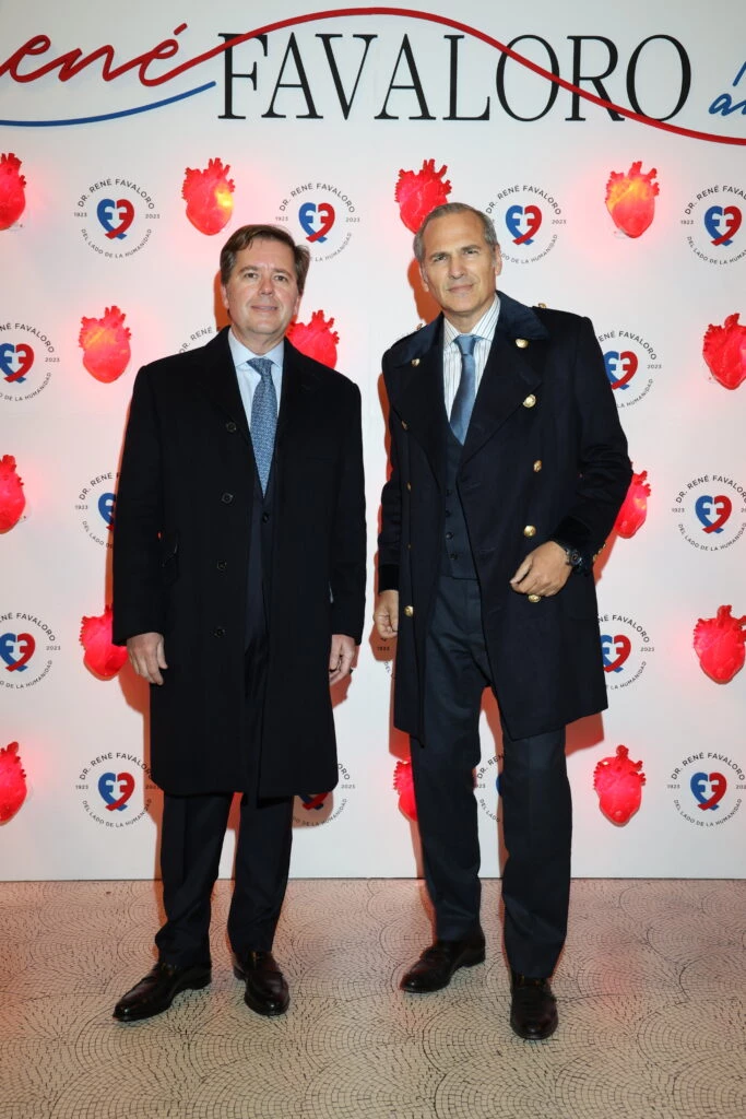 Javier Iturrioz y Leo Montes en la gala por los 100 años de René Favaloro en el Teatro Colón