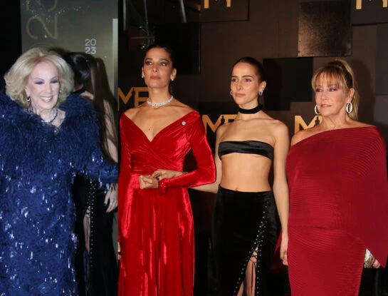 Martín Fierro 2023: Mirtha Legrand, Marcela Tinayre, Juana Viale y Ámbar de Benedictis, cuatro generaciones que deslumbraron en la red carpet