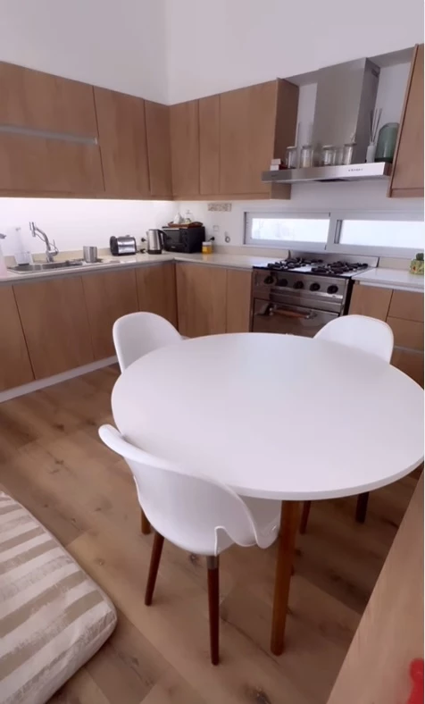 La deco de la cocina de Luli Fernández