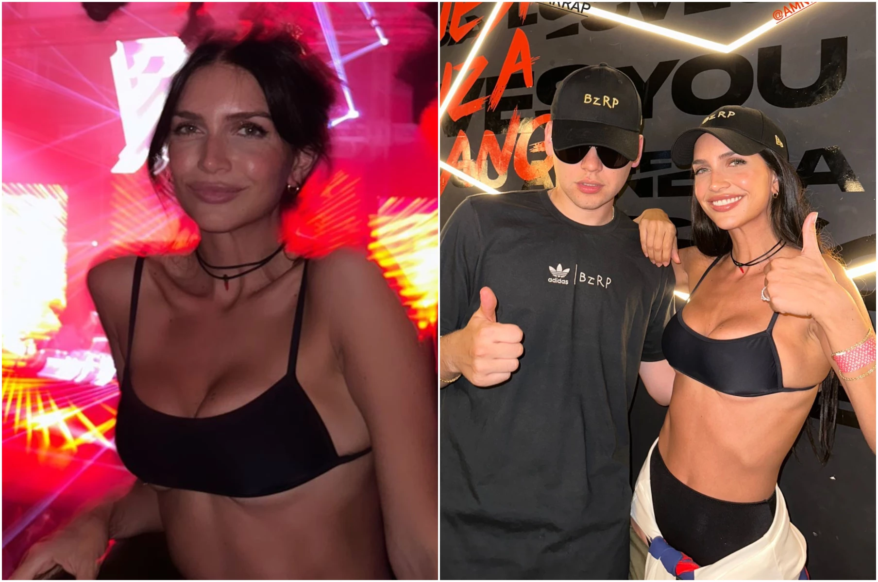 La divertida noche de Zaira Nara en Ibiza