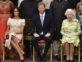 La reina Isabel II y los duques de Sussex. Foto: Pinterest.