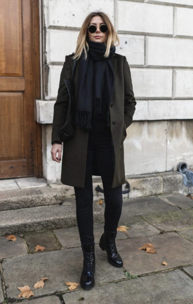 Las bufandas vuelven a ser tendencia este invierno 23. Foto: Pinterest.