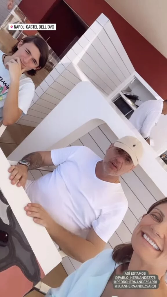 Las vacaciones de Nequi con su novio en Italia