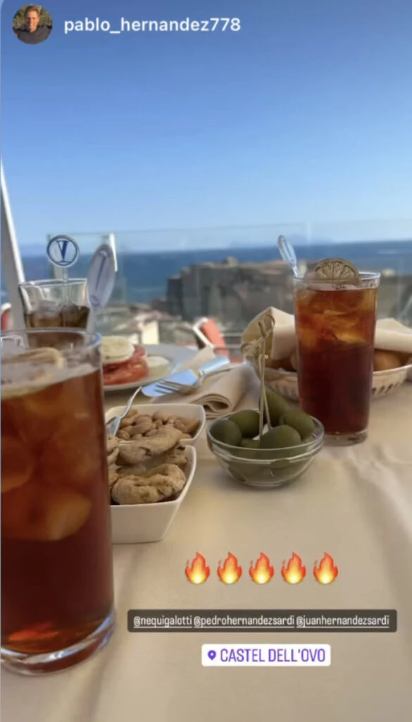 Las vacaciones de Nequi con su novio en Italia. Foto: Instagram.