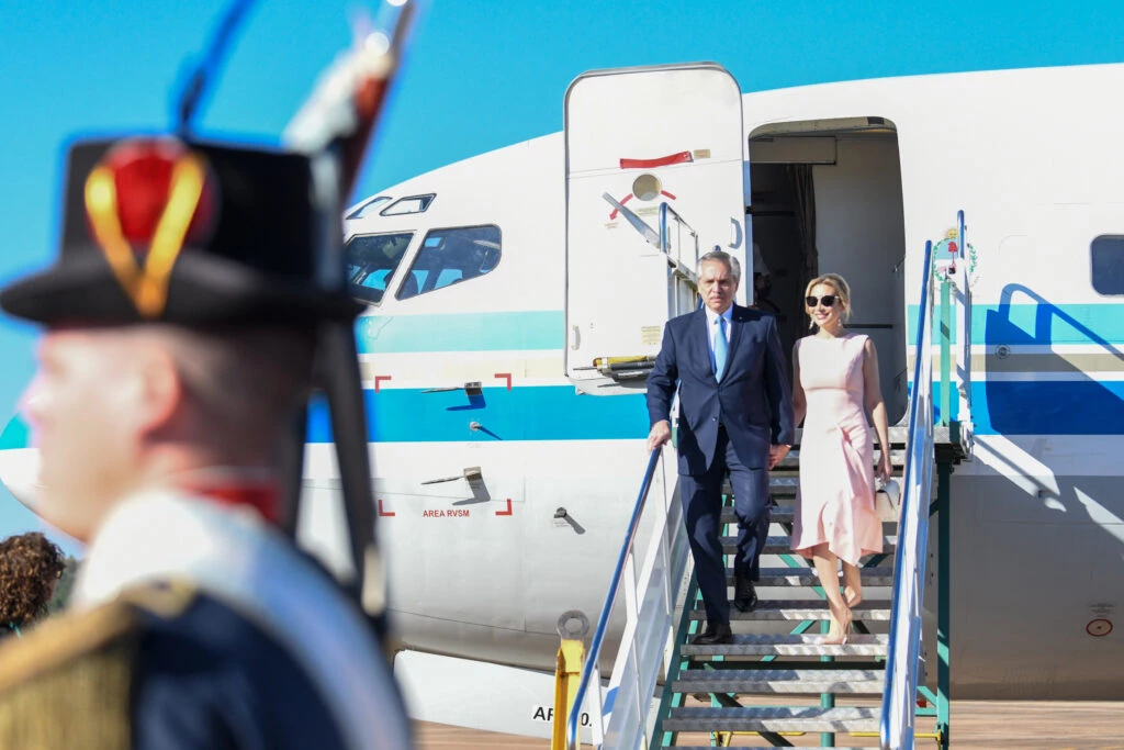 Fabiola Yáñez y Alberto Fernández llegan a Misiones