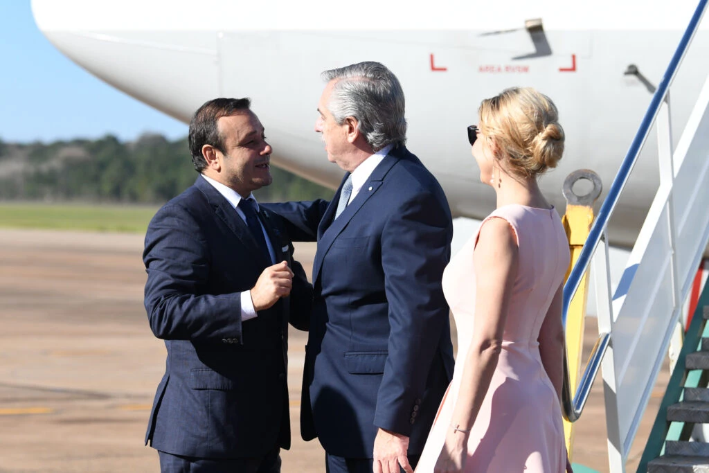 Fabiola Yáñez y Alberto Fernández llegan a Misiones