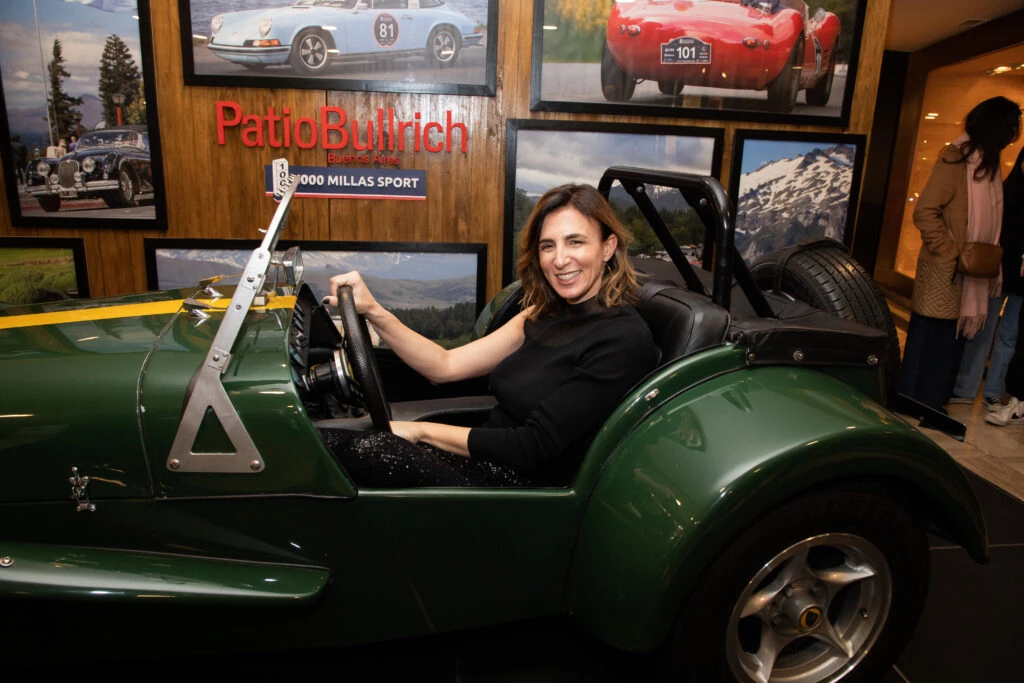 Mariana Gonzalez, gerente de Patio Bullrich y Alcorta Shopping, en el evento de Patio Bullrich junto a 1000 Millas Sport