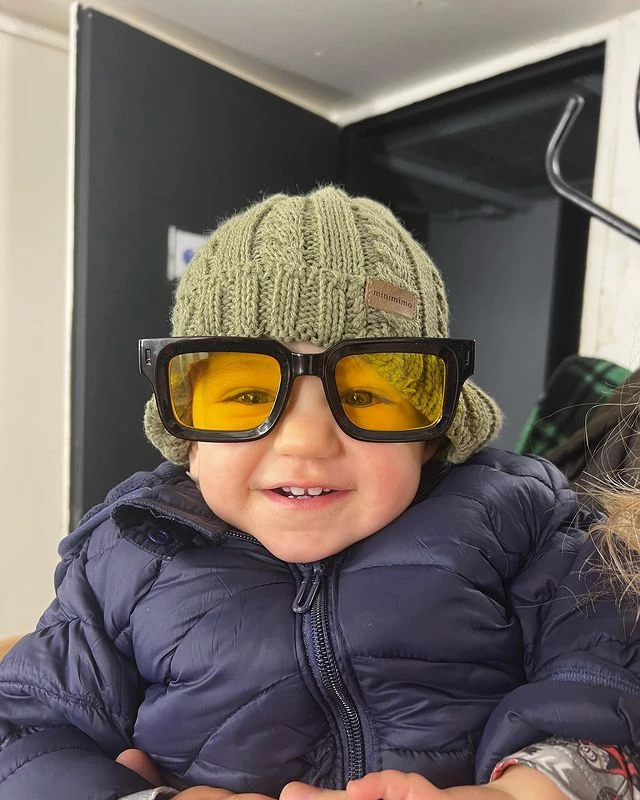 Mica Viciconte mostró el tierno look de Luca Cubero