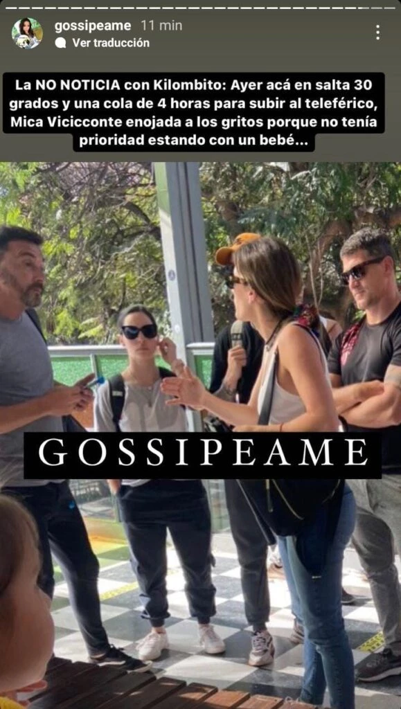 Mica Viciconte protagonizó un escándalo en el norte argentino