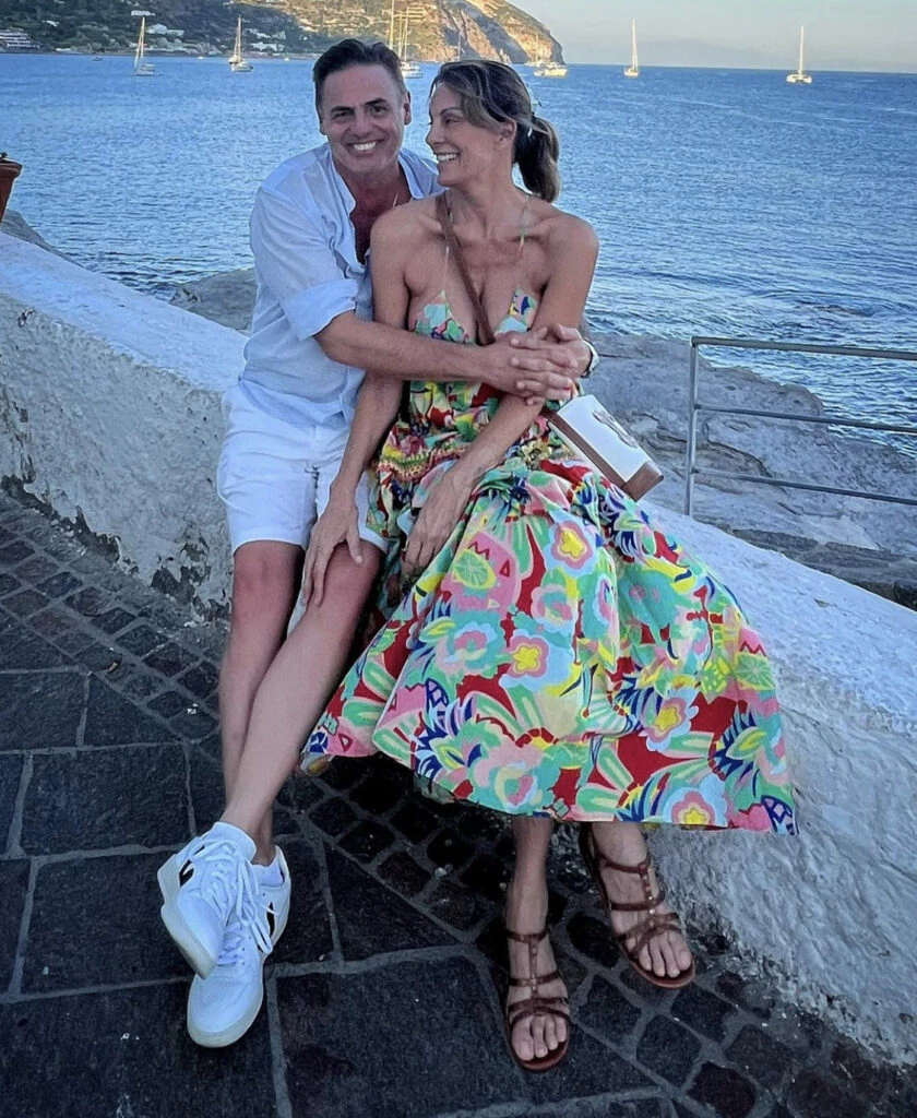 Nequi Galotti apostó por un vestido estampado. Foto: Instagram.