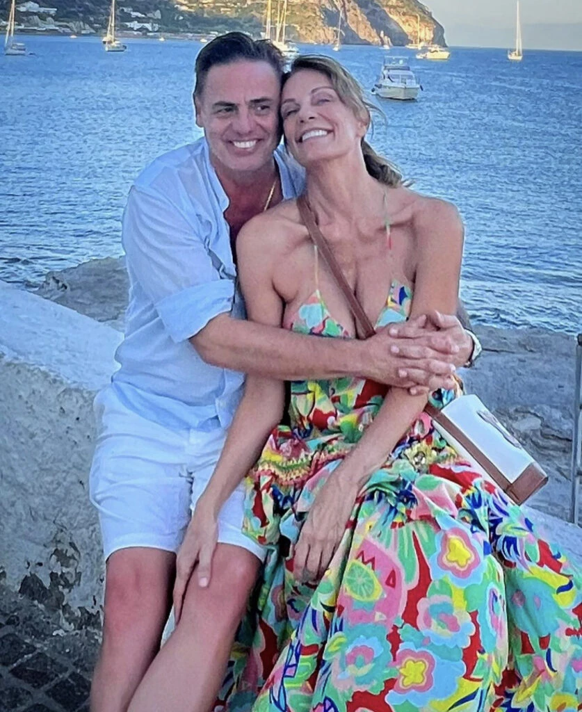 Nequi Galotti apostó por un vestido estampado. Foto: Instagram.