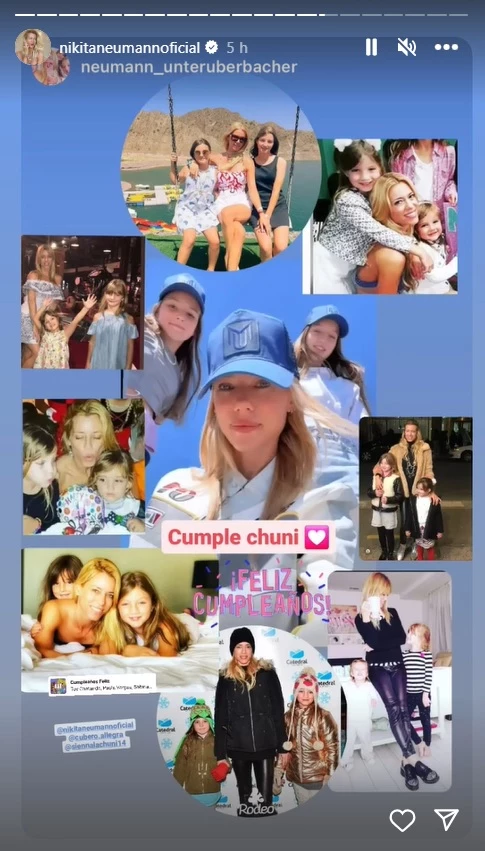 Nicole Neumann compartió un posteo dedicado a su hija Sienna en el día de su cumpleaños
