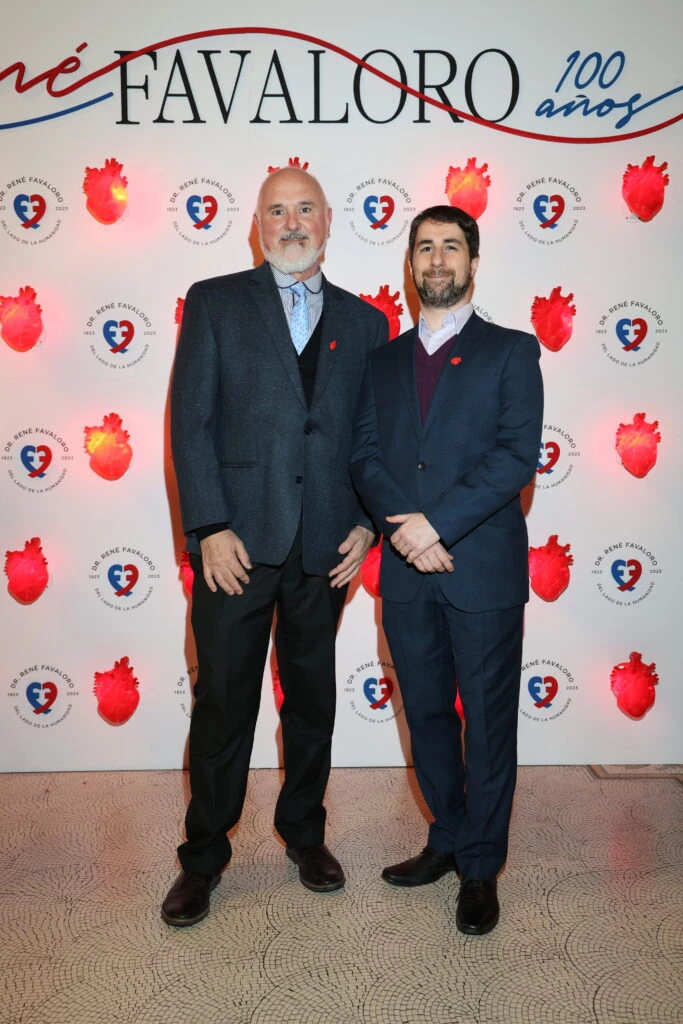 Osvaldo Gross en la gala por los 100 años de René Favaloro en el Teatro Colón
