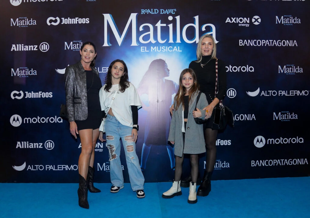 Pamela David con sus hijos