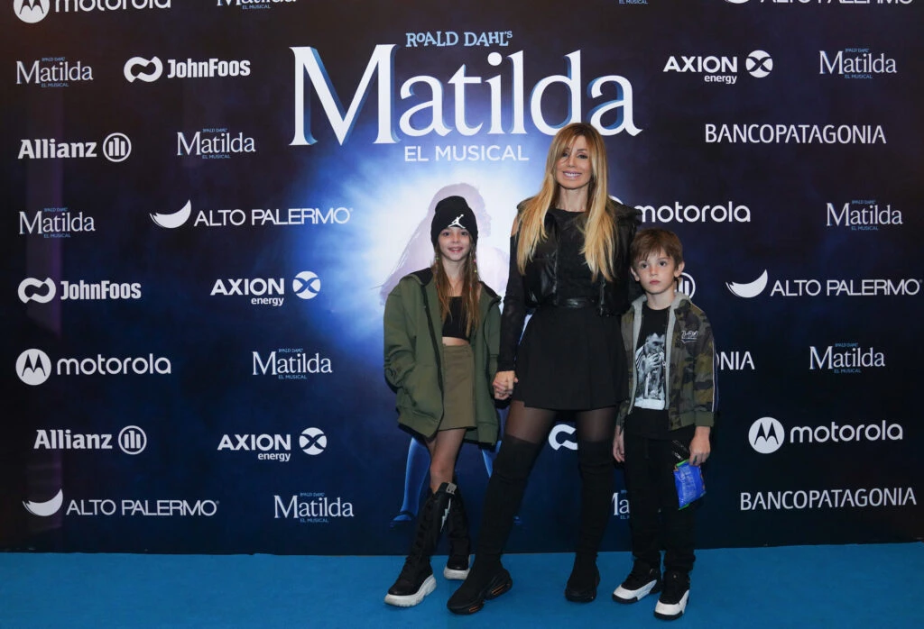 Laura Franco "Panam" con sus hijos Sofía y Bautista