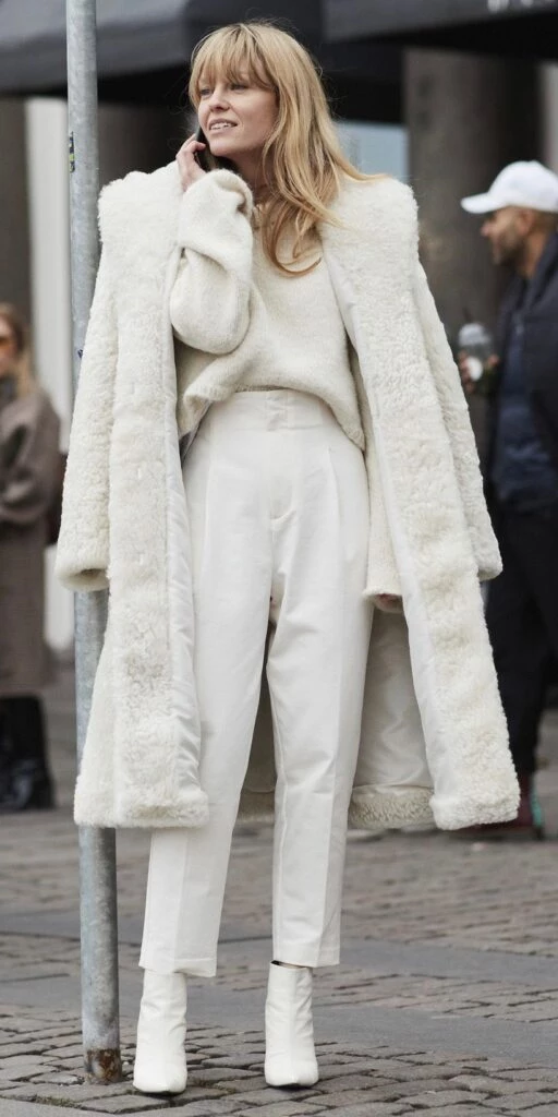 Pantalones blancos tendencia