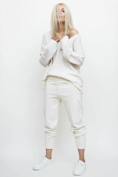 Pantalones blancos tendencia