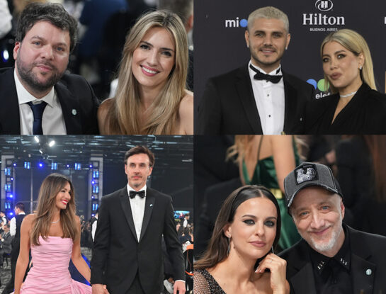 Descubrí las parejas más mediáticas y desconocidas de la noche del Martín Fierro