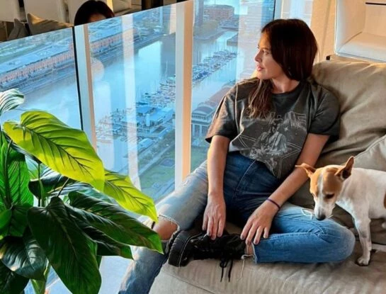 Así es el departamento de Silvina Luna en Puerto Madero: amplio, luminoso y con decoración budista