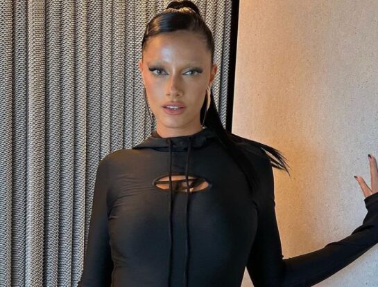 El look total black de Oriana Sabatini con el que cautivó a sus fans