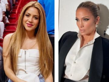Shakira y Jennifer Lopez coincidieron en un look