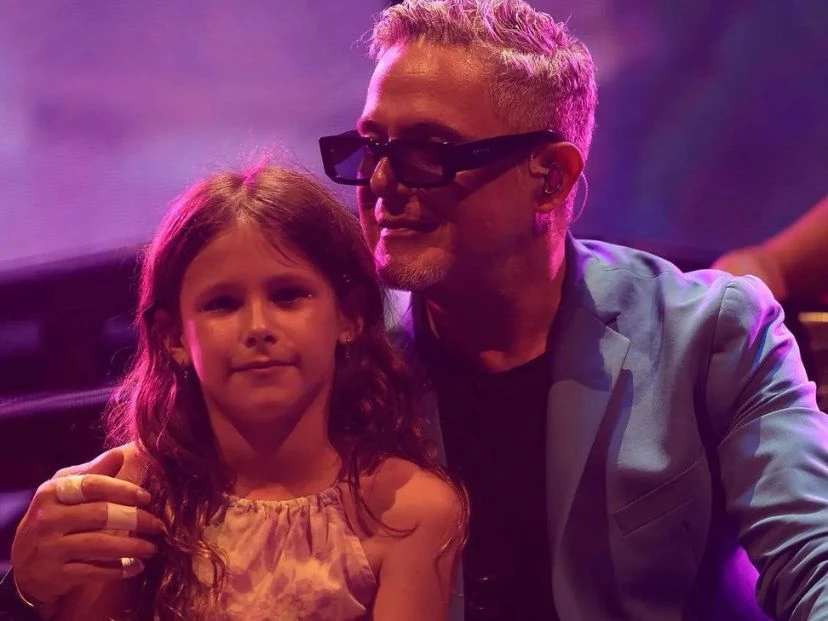 Alejandro Sanz y su hija Alma emocionaron a todos