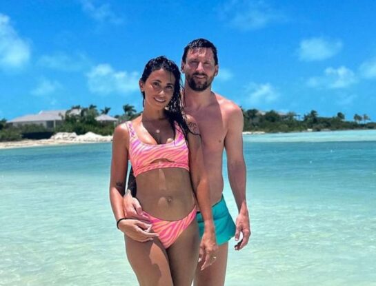 Las paradisíacas vacaciones de la familia Messi en Bahamas