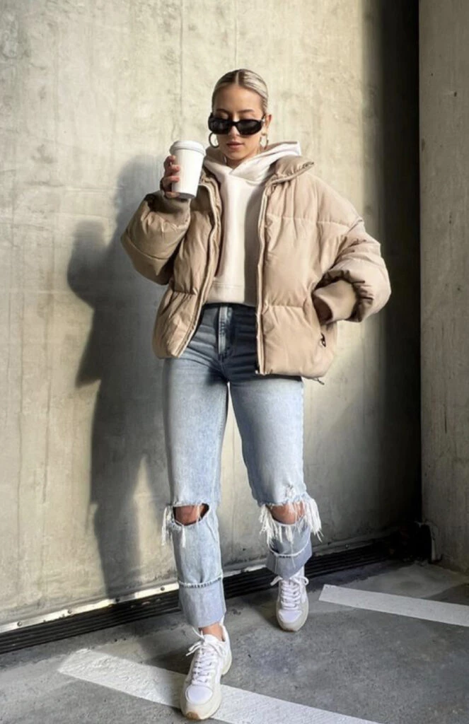 Puffers, el abrigo más canchero de este invierno 2023. Foto: Pinterest.