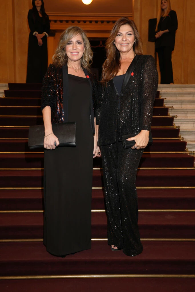 Sandra Borghi y Mariel Di Lenarda en la gala por los 100 años de René Favaloro en el Teatro Colón
