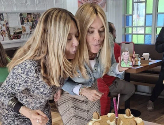 Las fotos del cumpleaños número 63 de las Trillizas de Oro: celebraron con Maru Botana