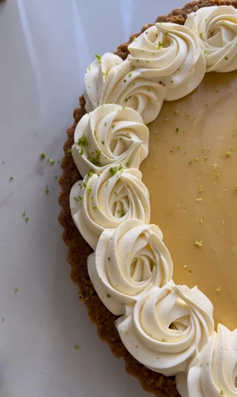 Tarta de lima, receta fácil y rica