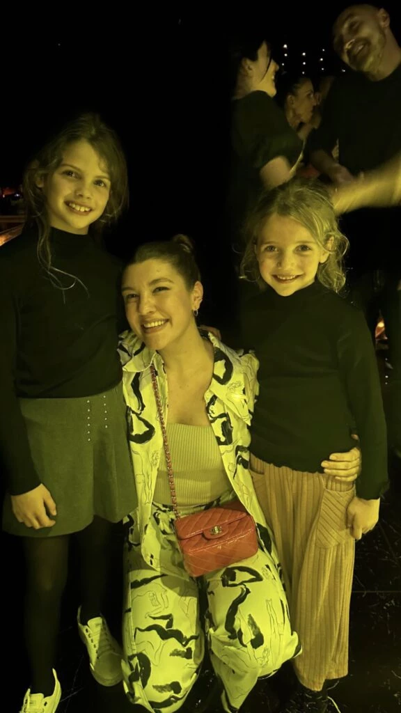 Estefanía Herlein, participante de MasterChef y las hijas de Wanda. Foto: Instagram.