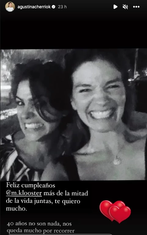 Agustina Cherrri y Marcela Kloosterboer