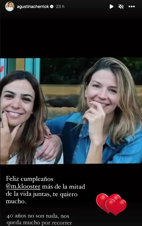 Agustina Cherrri y Marcela Kloosterboer