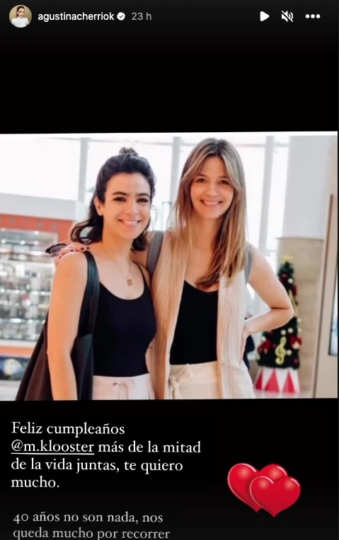 Agustina Cherrri y Marcela Kloosterboer