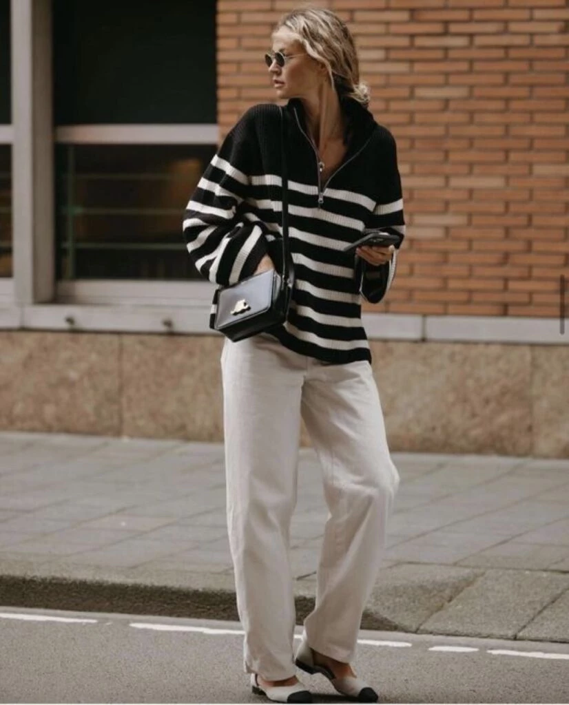 Cómo usar el pantalón blanco en invierno