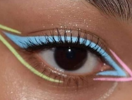 5 delineados de colores fáciles para una mirada aesthetic