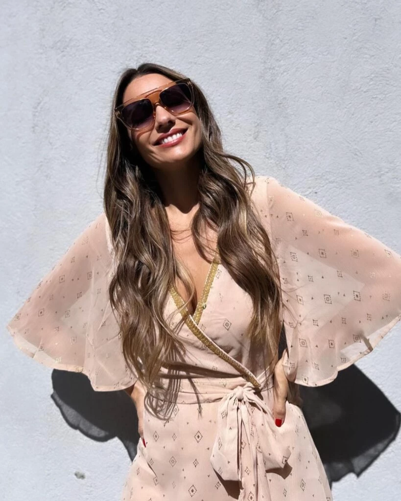 las tendencias en pelo largo de las famosas pampita