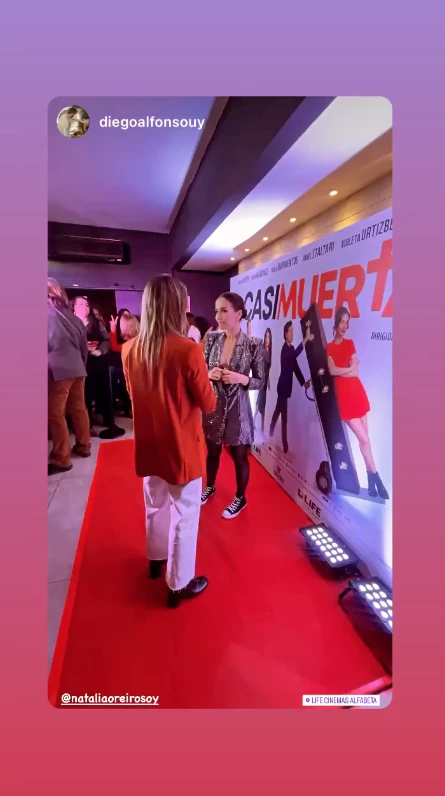 natalia oreiro look shinny