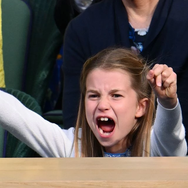 princesa charlotte en wimbledon