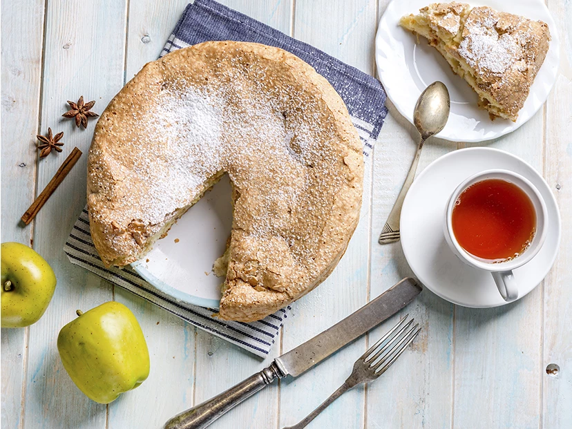 torta de manzana facil receta economica