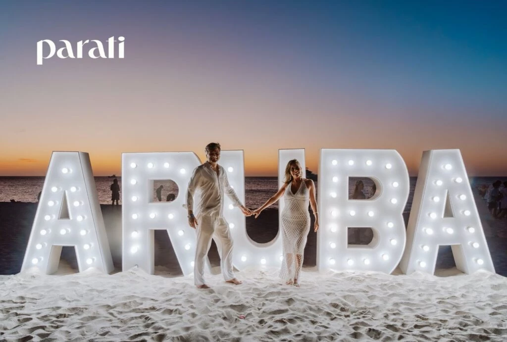 Sandra Borghi en Aruba