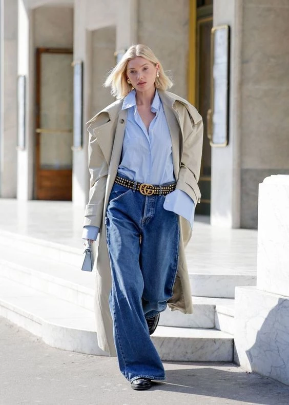 Guía de estilo: cómo llevar el jean ancho, el favorito de las que más saben  de moda – Revista Para Ti