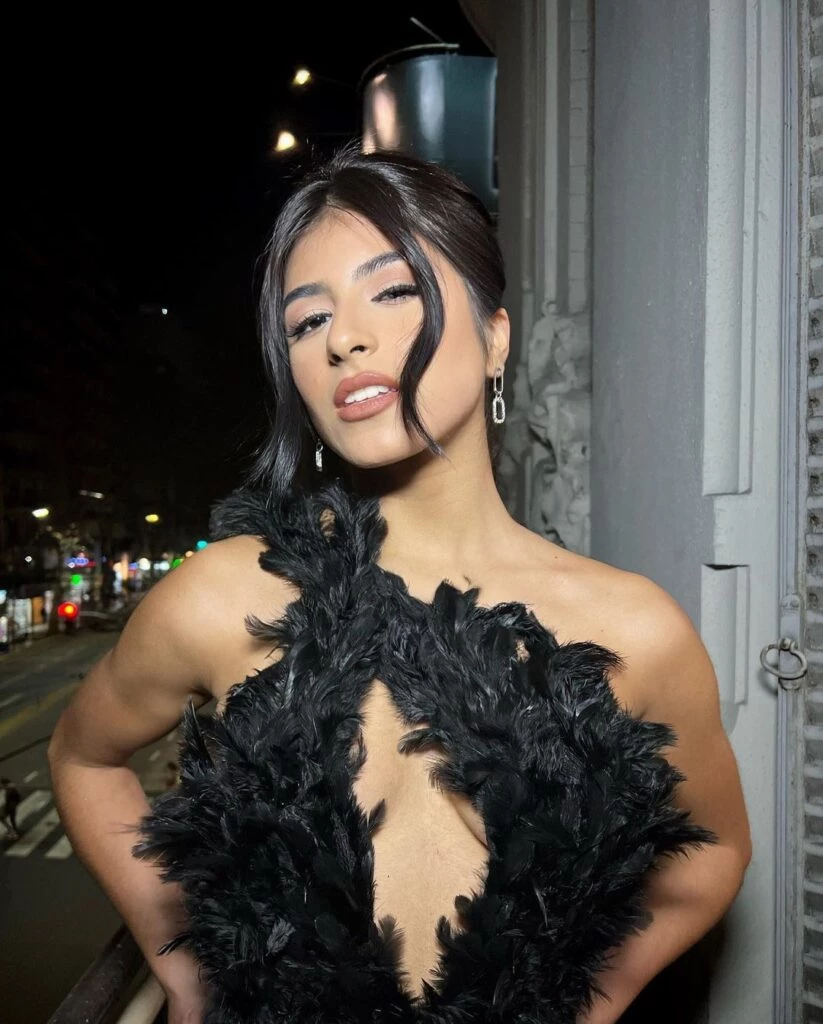 Anabel Sánchez en la presentación del Bailando