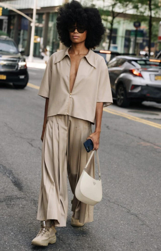 Así es el boxy fit, la evolución del oversize que será furor. Foto: Pinterest.