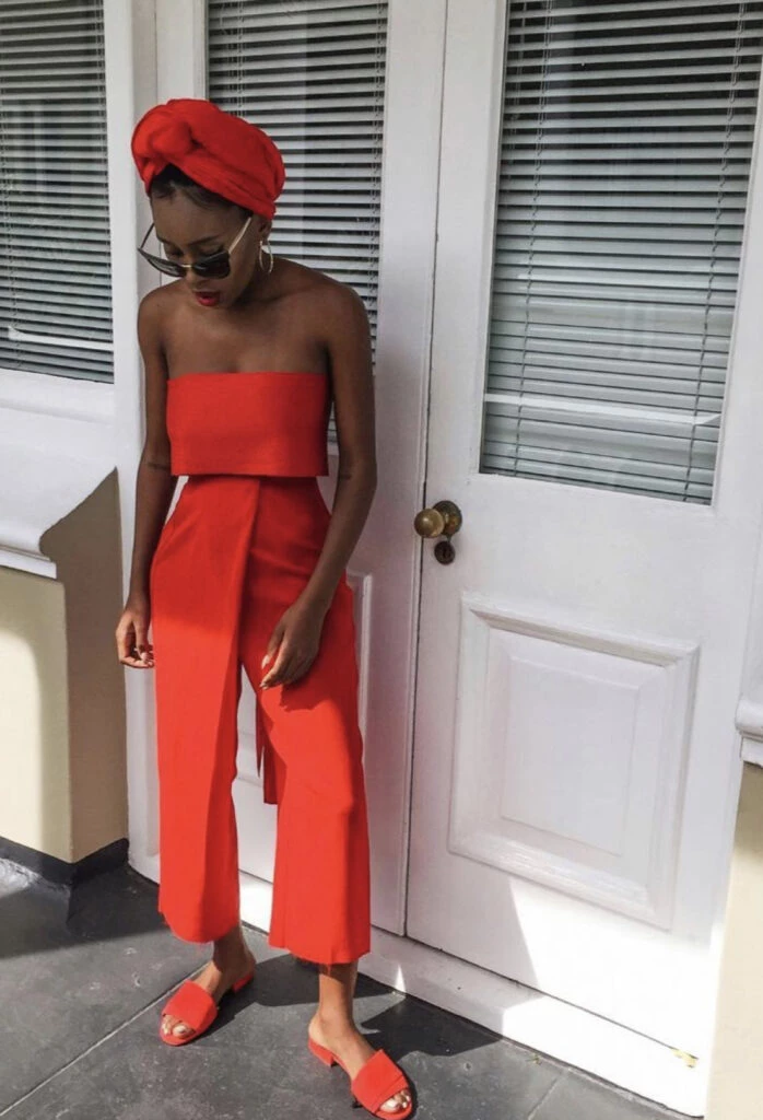 Así se usa el monocromático la próxima primavera:verano 23-24. Foto: Pinterest.