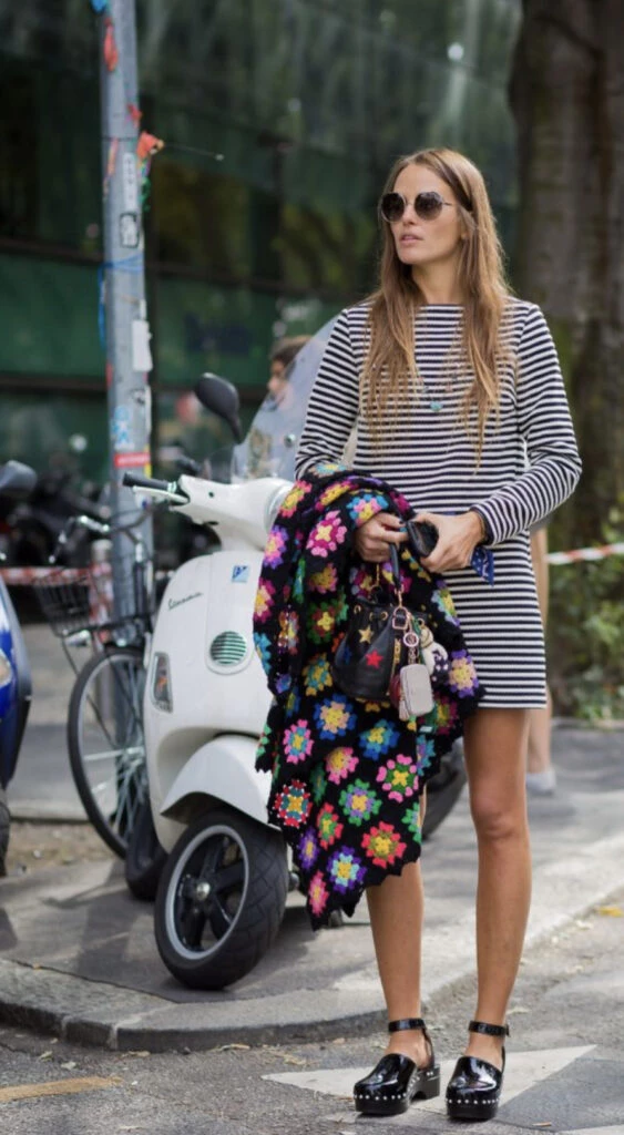 Así se usan los zuecos la próxima primavera/verano 23-24. Foto: Pinterest. 